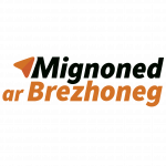 logo mignoned ar brezhoneg flèche orange